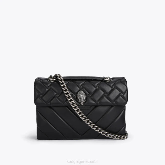 Kurt Geiger mujer londres cuero kensington 2LPR98 | bolsas combinación negra